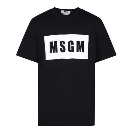 Msgm branded T-shirt Sort, Herre T-shirts