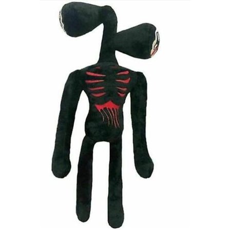 tecknad siren huvud skräck svart katt plysch stoppad docka