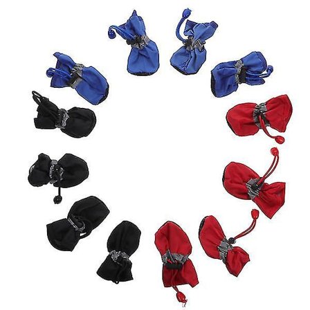 3 sarjaa kenkäpohjaisia koiran saappaita koiran sadeviitat lemmikkieläinten tossut