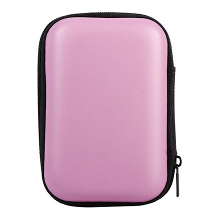 EVA Øretelefonetui med Netlomme, Vandtæt Lille Organizer til USB-kabel og Øretelefoner, Let og Moderigtig Opbevaringspose til Opladningskabel