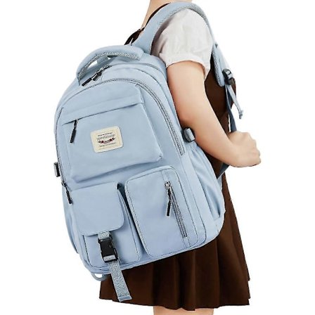 Lettvekts skole ryggsekk for kvinner, søt skoleveske for jenter, laptop ryggsekk for skole uformelle dagsturer reise ryggsekk for høyskolearbeid