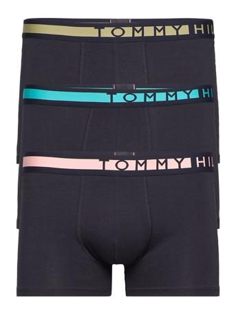 3P Trunk Boxershorts Sort Tommy Hilfiger