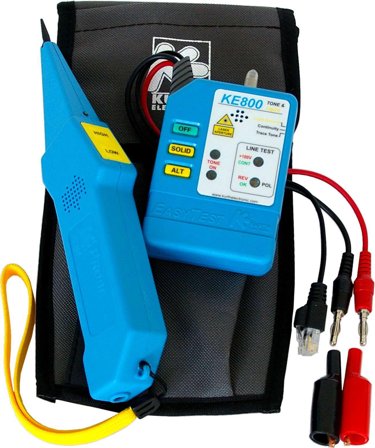 Kurth Electronic Easytest KE801 Kabelsøker for kobber og fiber, Måleinstrumenter