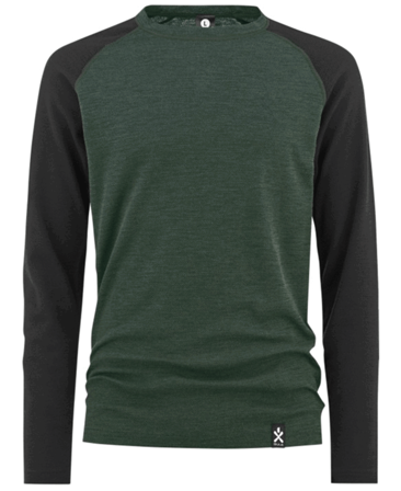 Bula Norm Merino Wool Crew BLACK
