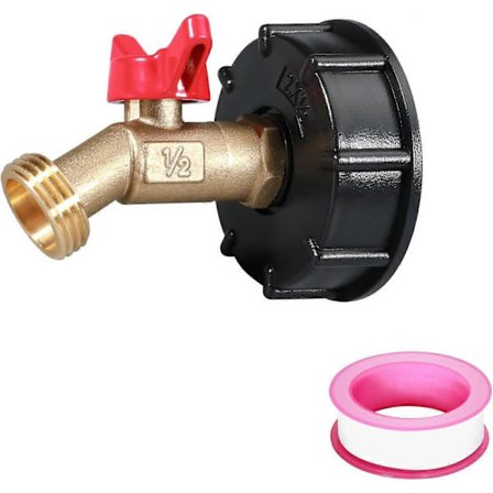 IBC Tote Adapter, 275-330 Gallons ibc tote fittings 2 Grove Tråder Tote Ventil ZEG