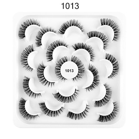 10 Par Russian Strip Lashes Lösögonfransar 1013 1013