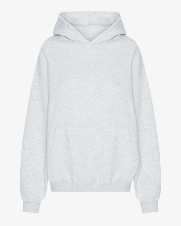 Organic Oversized Hood - Snow Melange XS