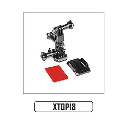 Shoot Action Kamera Tilbehørssæt Til Gopro Hero 10 9 8 7 5 Xiaomi Yi 4k Sjcam Sj4000 H9 Insta360 Base Mount Go Pro Hjelmsæt(XTGP18)