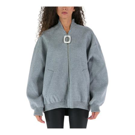 JW Anderson, Zip-throughs Grijs, Dames, Maat:S