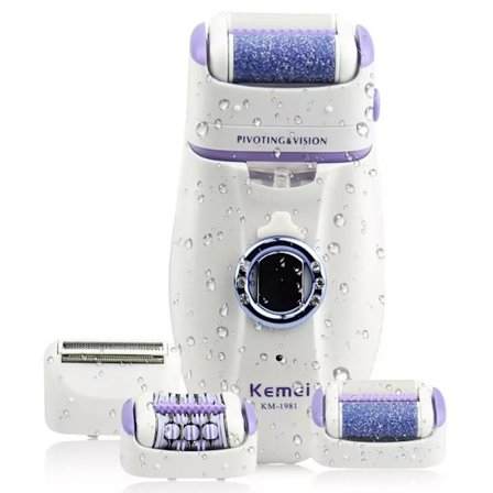 Kemei KM-1981 3 i 1 Epilator Rakapparat Fotvård