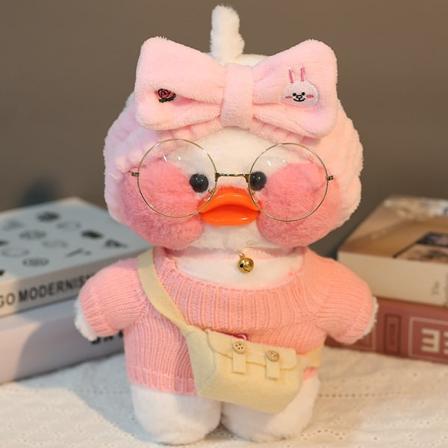 30 cm Söt tegnet Lalafanfan Mjuk fylld plysch Duck Doll Toy pink