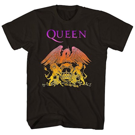 Queen T-shirt Officiellt Logotyp Crest Queen T-shirt