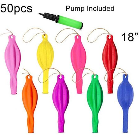 50 Punch Balloner Punching Ballon Kraftige Festartikler kompatible Børn, Bounce