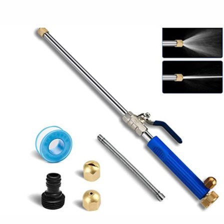 1 stk. Blå Højtryksvandslanse Slange Dyse Jet Have Bilvask