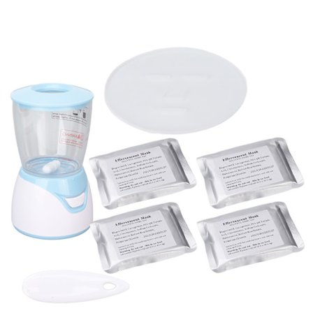 Multifunktionel ansigtsmaskemaskine gør-det-selv frugt grøntsagshudblegning Ansigtsmaskemager Blå