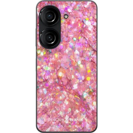 Kompatibel Mobilcover til Asus Asus Zenfone 10 Cactus and Friends – PinkGlitter