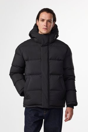 NN.07 Matthew Jacke Herren Schwarz Polyamide Blend
