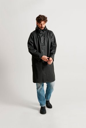 Tretorn Wings Long — Regnjacka Dam/Herr — Svart | Ytterkläder, Gummistövlar, Jackor & Regnkläder för Dam, Herr & Barn