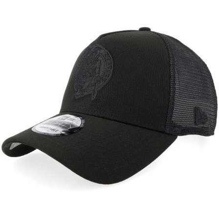 New Era - NBA Svart trucker Keps - Hatstore Exclusive x Boston Celtics 9FORTY Black A-frame Trucker @ Hatstore