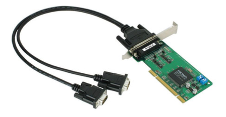 MOXA serieportskort, 2xDB9ha, RS-422/485, PCI