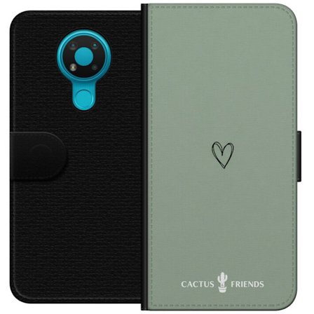 Yhteensopiva Lompakkokotelo Nokia Nokia 3.4 Cactus and Friends – SageLove