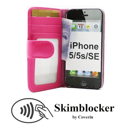 Skimblocker Plånboksfodral iPhone 5/5s/SE