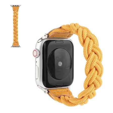 Apple Watch Series 6 / 5 40mm woven style watch band - Yellow
