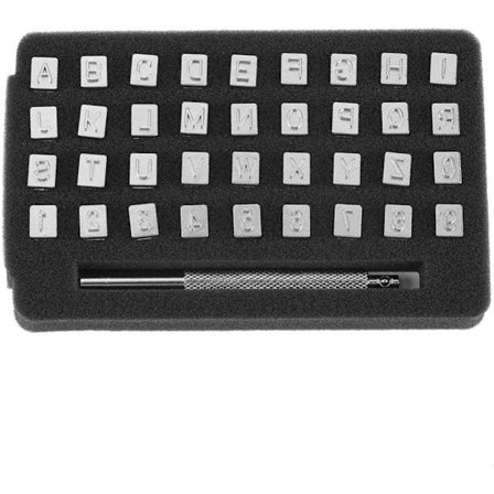 36 kpl Kirjainleimasin, Kirjainleimasin Aakkoset Sarja Lyöntityökalut, ZQKLA