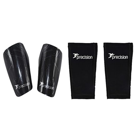 Precision Pro Matrix Shin Guards Svart/Silver