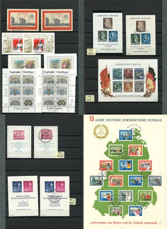 DDR til 1987 - Samling i 1 insticksbok