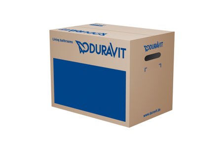 Duravit D-Code WC-skål med sits, Badrum