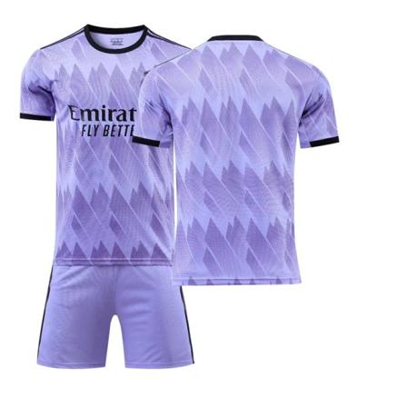 2223 Real Madrid hemma och borta nr 7 Mbappe tröja 9 Benzema nr 10 utrikeshandel fotboll dräkt K No XL