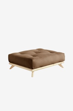 Karup Design - Skammel Senza Natur bund - Brun - Fodskamler & puffer - Fra Homeroom