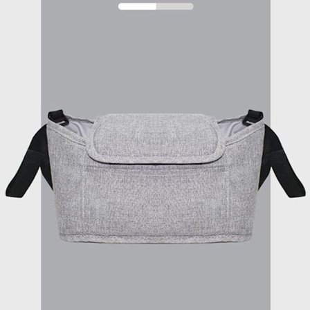 Barnevognsveske Barnevogn Organizer GRÅ