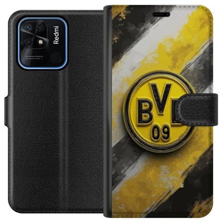 Kompatibel Tegnebogsetui til Xiaomi Xiaomi Redmi 10C Farverigt abstrakt puslespillsmønster, der symboliserer fællesskab, mangfoldighed og kreativite