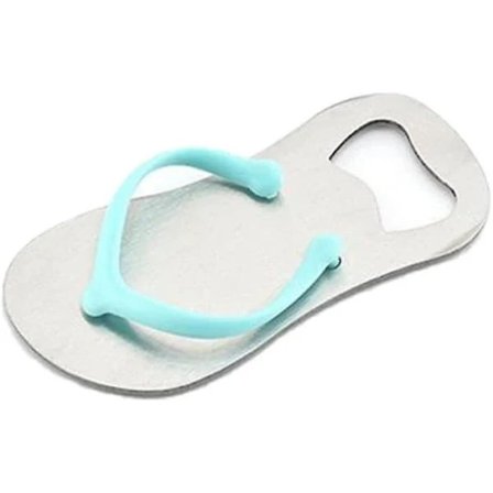 Flaskeåbner Flip-Flops Form Ølflaskeåbner Rustfrit Stål Drikke Sodavand Flaskeåbner Hjem Køkken Bar Værktøj Jul Fødselsdag