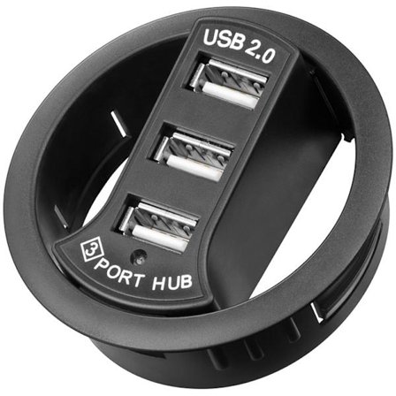 3-portars inbyggd USB-hubb