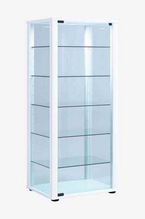 VCM - Vcm Gulvstående vitrineskap Kavisa L - Hvit - Skap - Fra Homeroom