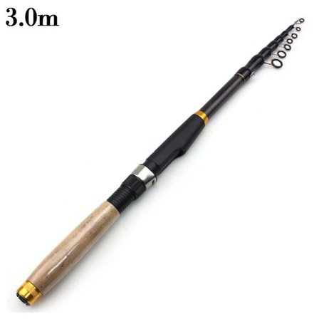 Teleskopisk fiskestang Stream Hand stang 3.0M - kampanjesalg