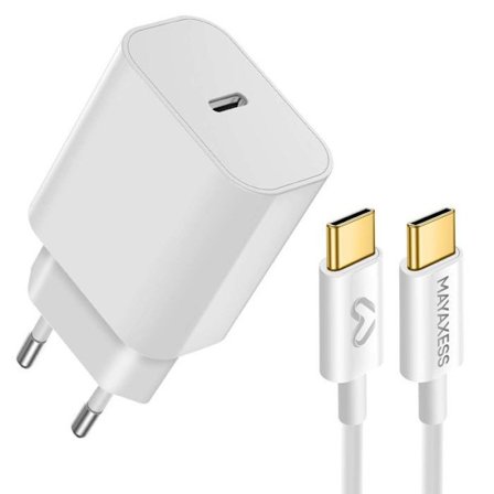 Ladeadapter - MAYAXESS - Google Pixel 10 Pro XL - 20W - USB-C kabel 1m - Hvid