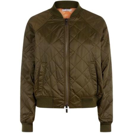 Vince Quilted Shell Bomber Grøn, Dame Bomberjakker
