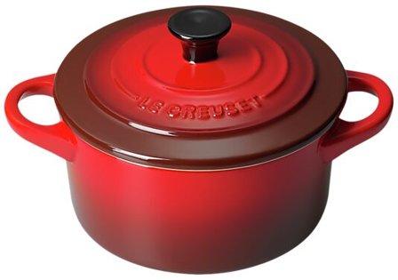 LE CREUSET Minigryte Cerise 10x5cm 0,25l