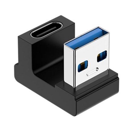 USB 3.0 hane till typ C hona adapterkontakt USB 3.0 header 90 grader upp och ner