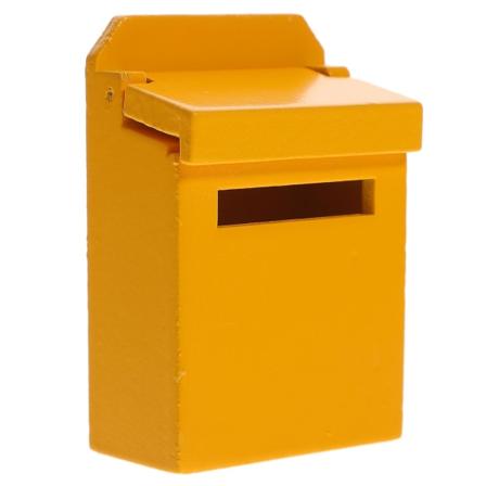 Käännettävä postilaatikkomalli Miniatyyripostilaatikko Puinen miniatyyrihuonekalut Diy-askarteluleikkisetti lapsille Diy