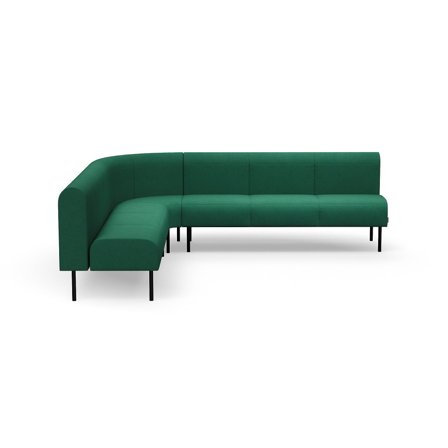 Sofa VARIETY, 90° Innenecke, Stoff Blues CSII, grün-türkis
