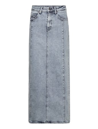 Janicegz Long Skirt Blue Gestuz