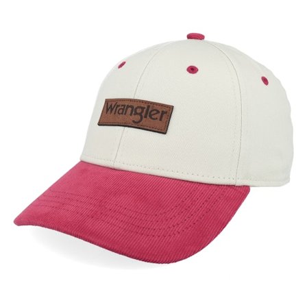 Wrangler - Beige adjustable Czapka Z Daszkiem - Herdsman Corduroy Cap Red Adjustable @ Hatstore