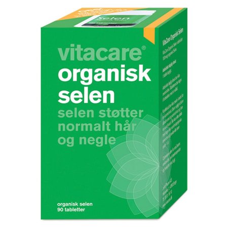 VitaCare Organisk Selen 90 tabl, Helse & Madvarer, Mineraler, Selen