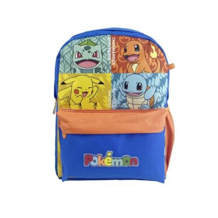 Pokémon Pikachu Starters rygsæk taske Skolesæk 40x30x18cm Multicolor one size