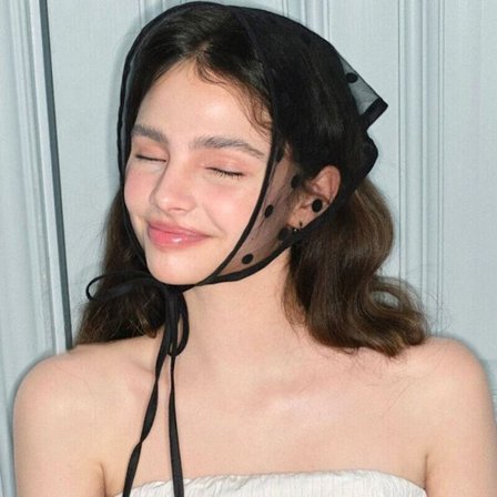 Kvinnor Spets Triangel Scarf Hårband 4 4